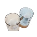 Miniatyrbillede 2 af 4: Lyseholder DKD Home Decor Krystal To-farvet Voks 13 x 13 x 21 cm (2 enheder)