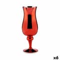 Miniatyrbillede 1 af 2: Lyseholder Krystal Rød 13,5 x 35 x 13,5 cm (6 enheder)