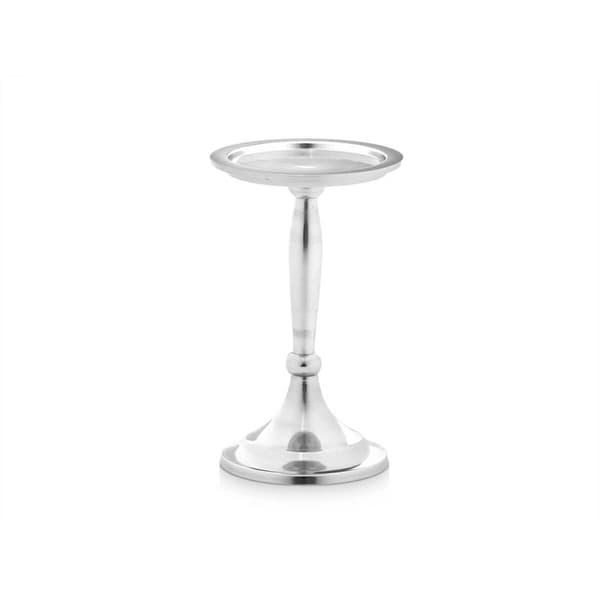 Kandelaber Sølvfarvet Aluminium 10 x 17 x 8,5 cm (8 enheder)