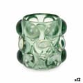 Pikkukuva 1 / 4: Kynttilänjalka Mikrohelmet Vihreä Kristalli 8,4 x 9 x 8,4 cm (12 osaa)