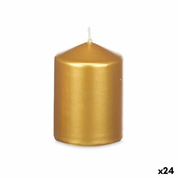 Kynttilä Acorde 92534 Kullattu 7 x 10 x 7 cm (24 osaa)