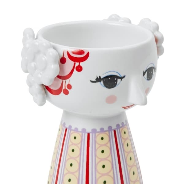 Eva Candlestick Lavender, H 9,5cm - Bjørn Wiinblad