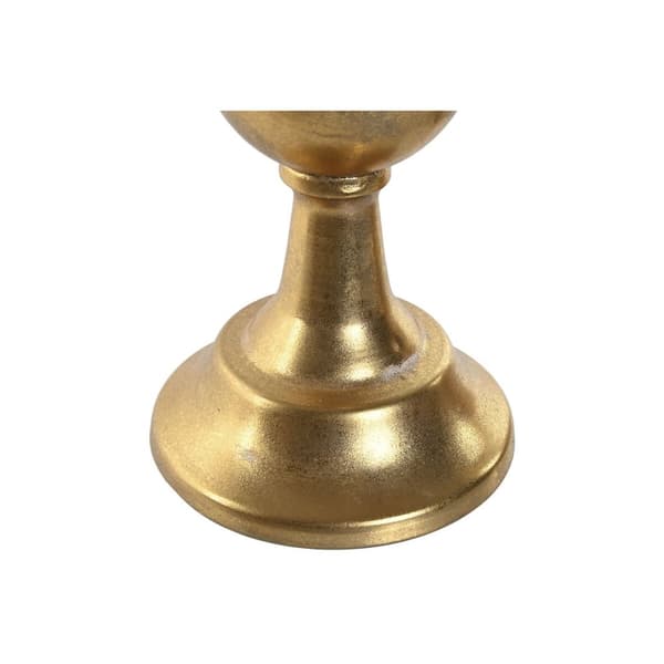 Lyseholder Home ESPRIT Gylden Metal 15 x 15 x 60,5 cm (2 enheder)