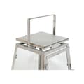 Miniatyrbild 2 av 3: Gatlykta Home ESPRIT Vit Gyllene Metall Glas Modern 26 x 26 x 38,5 cm (2 Delar)