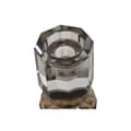 Pikkukuva 3 / 4: Kynttilänjalka Home ESPRIT Keltainen Harmaa Kristalli 7 x 7 x 20 cm