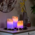 Miniatyrbilde 2 av 11: BRUKT Flerfarget Flamme-Effekt LED-Lys Med Fjernkontroll Lendles InnovaGoods Hvit 3 enheter (Fikset A)