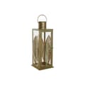 Pikkukuva 1 / 4: Žibintas DKD Home Decor Kullattu Metalli 16,5 x 16,5 x 50 cm Kasvien lehtiä