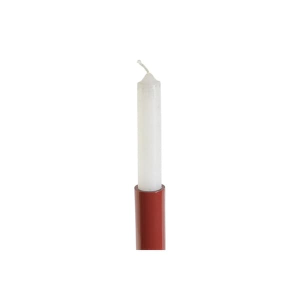 Kynttelikkö Home ESPRIT Sinappi Terrakotta Alumiini 10 x 10 x 41 cm (2 osaa)