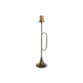 Miniatyrbillede 1 af 3: Lyseholder Home ESPRIT Gylden Metal 21 x 21 x 78 cm