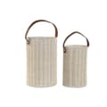 Miniatyrbillede 3 af 4: Lyseholder Home ESPRIT Krystal 20 x 20 x 30 cm (2 enheder)