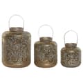 Miniatyrbillede 1 af 4: Set med dækkeservietter Home ESPRIT Gylden Metal 24 x 24 x 32 cm