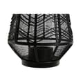 Miniatyrbillede 4 af 6: Lyseholder Home ESPRIT Sort Metal 27,5 x 27,5 x 40 cm