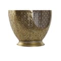 Miniatyrbillede 3 af 5: Lyseholder Home ESPRIT Gylden Metal Krystal 24 x 24 x 38,5 cm