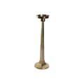 Miniatyrbillede 1 af 4: Lyseholder Home ESPRIT Gylden Aluminium 18,5 X 18,5 X 64,5 cm