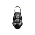 Pikkukuva 1 / 6: Kynttilänjalka Home ESPRIT Musta Metalli 27,5 x 27,5 x 40 cm