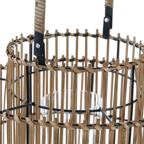 Belysning - DKD Home Decor - Metall Bambus - 30 x 30 x 32 cm - Inomhus - Blandat