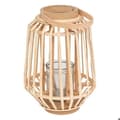 Miniatyrbild 2 av 3: LANTERN AV TRÄ RATTAN D25XH35CM NATURLIG Beige, Ivoire, Crème, Écru, Naturlig, Taupe