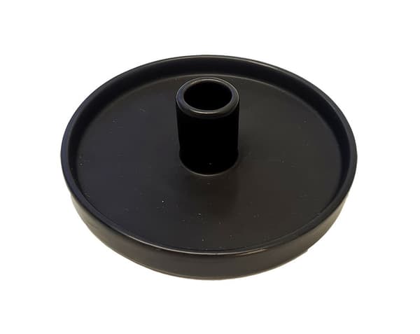 Ljusstake Svart Keramik 15 cm