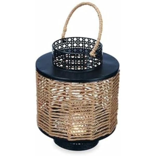 Lykta - PRESENTDEKOR - Svart - Metall - 17 x 23 x 17 cm - 4 enheter