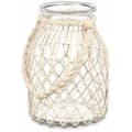 Miniatyrbild 1 av 2: Ljushållare - PRESENTDEKOR - Set med 4 värmeljushållare i glas - Transparent vit - 20 x 30 cm - Flerfärgad