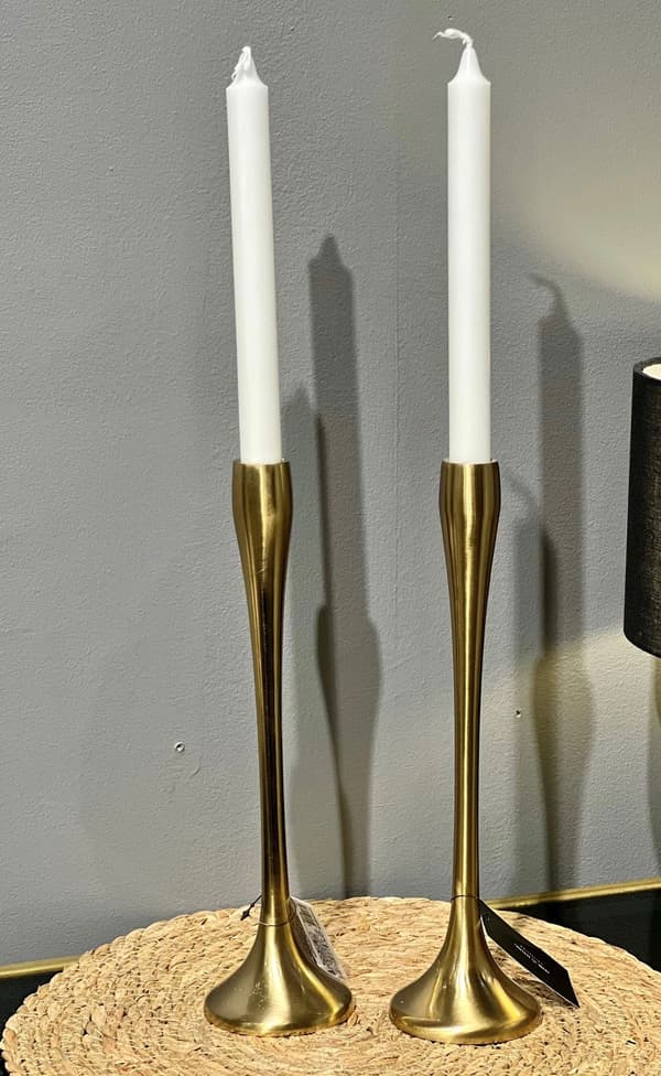 Ljusstake Guld Metall 31 cm