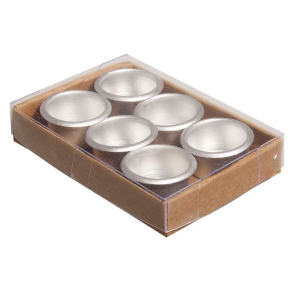 Ljushållare i metall - Set om 6 - Diameter 2,2 cm
