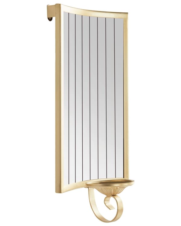 Vegglysestake Gull Jern Moderne Minimalistisk Design Dekorasjon med Speil