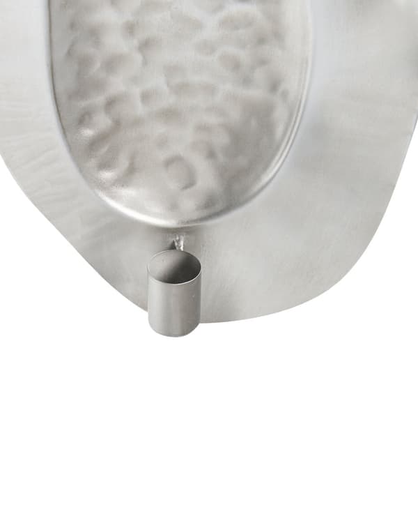 Vegglysestake Sølv Jern Moderne Minimalistisk Stil Design Dekorasjon