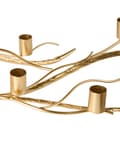 Miniatyrbillede 6 af 6: Lysestage Guld Jern 63 cm Forgrenet 7 Armet Stage Gren Design Kertelysestage Flerarmet Kandelaber