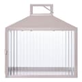 Miniatyrbild 2 av 2: Rootz Lucca Lantern - Candle Holder - Dekorativ lykta - Klassisk och elegant atmosfär - 26,5 cm x 13 cm x 26,5 cm
