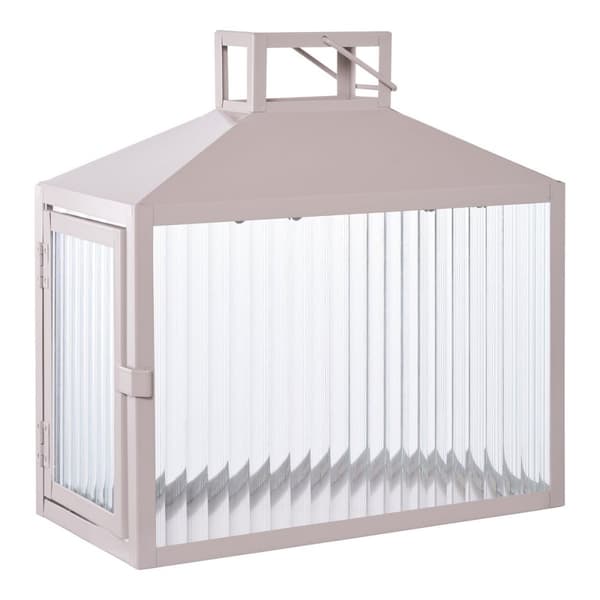 Rootz Lucca Lantern - Candle Holder - Dekorativ lykta - Klassisk och elegant atmosfär - 26,5 cm x 13 cm x 26,5 cm