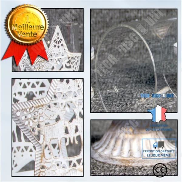 TD® Juldekorationer Ljusstake Ljusstake Present Hemdekoration