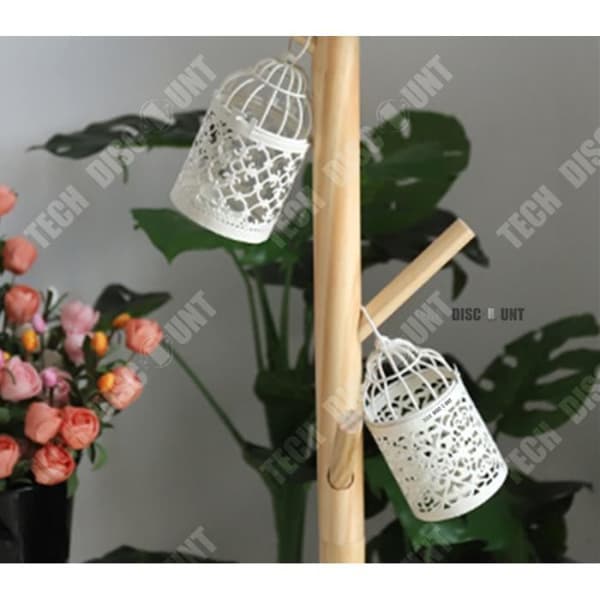 TD® Birdcage ljushållare smidesjärn dekoration ljusstake ljus aromaterapi doft hem bröllop bord eld tänd