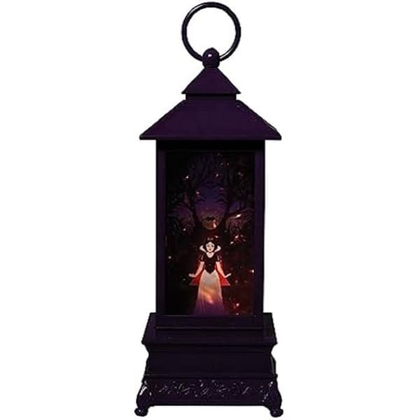 Glitterlampa - ENESCO - Snövit - 28 cm - Glas - Dekorativ