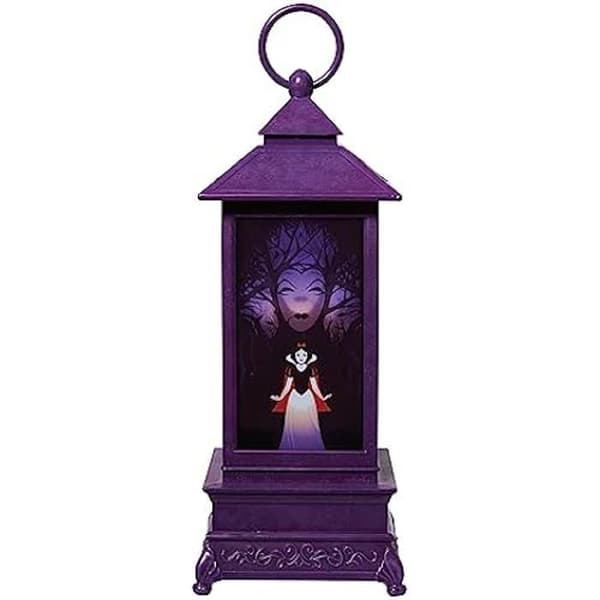 Glitterlampa - ENESCO - Snövit - 28 cm - Glas - Dekorativ