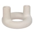 Miniatyrbillede 6 af 7: Lysestager, keramik, 13x8,5 cm, beige