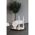 Miniatyrbillede 7 af 7: Lysestager, keramik, 13x8,5 cm, beige