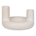 Miniatyrbillede 1 af 7: Lysestager, keramik, 13x8,5 cm, beige