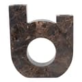 Miniatyrbild 3 av 7: Ljusstake, marmor, 12x3.5x14 cm, brun