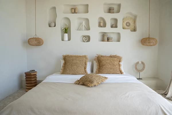 Serene-kynttilänjalka - Betoni Luonnollinen - S