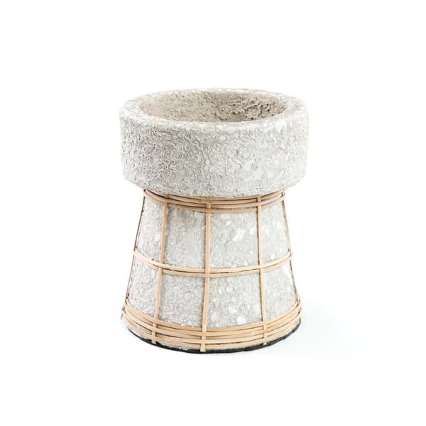 Serene Kynttilänjalka - Betoni Luonnollinen - M