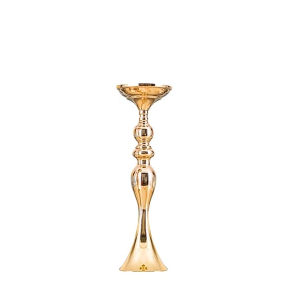 Bryllupslampeholder, Elegant Guld Finish, Egnet til Flere Begivenheder,Guld 38cm, 10stk