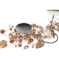 Miniatyrbild 3 av 3: Kandelaber DKD Home Decor Pärlor Silvrig Gyllene Metall PVC (70 x 10 x 20 cm) (2 antal)