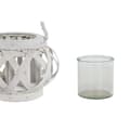 Miniatyrbilde 3 av 3: Lysholder Home ESPRIT Hvit Tre Krystall 18 x 18 x 13 cm