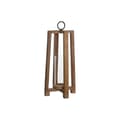 Miniatyrbillede 1 af 4: Lyseholder Home ESPRIT Brun Natur Krystal Mangotræ 27 x 27 x 54 cm