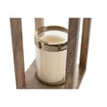 Miniatyrbillede 4 af 5: Lyseholder Home ESPRIT Brun Stål Mangotræ 25 x 25 x 54 cm