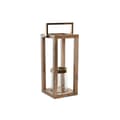 Miniatyrbillede 1 af 5: Lyseholder Home ESPRIT Brun Stål Mangotræ 25 x 25 x 54 cm