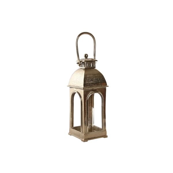 Žibintas Home ESPRIT Kullattu Alumiini Kristalli Vintage 17 x 17 x 59 cm