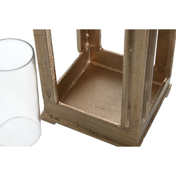Žibintas Home ESPRIT Kullattu Alumiini Kristalli Vintage 17 x 17 x 78 cm