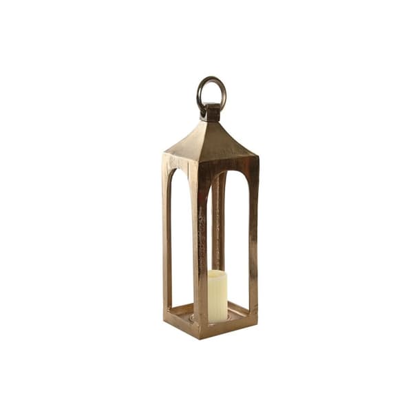 Lykta Home ESPRIT Gyllene Aluminium Glas Arab 15 x 15 x 52 cm